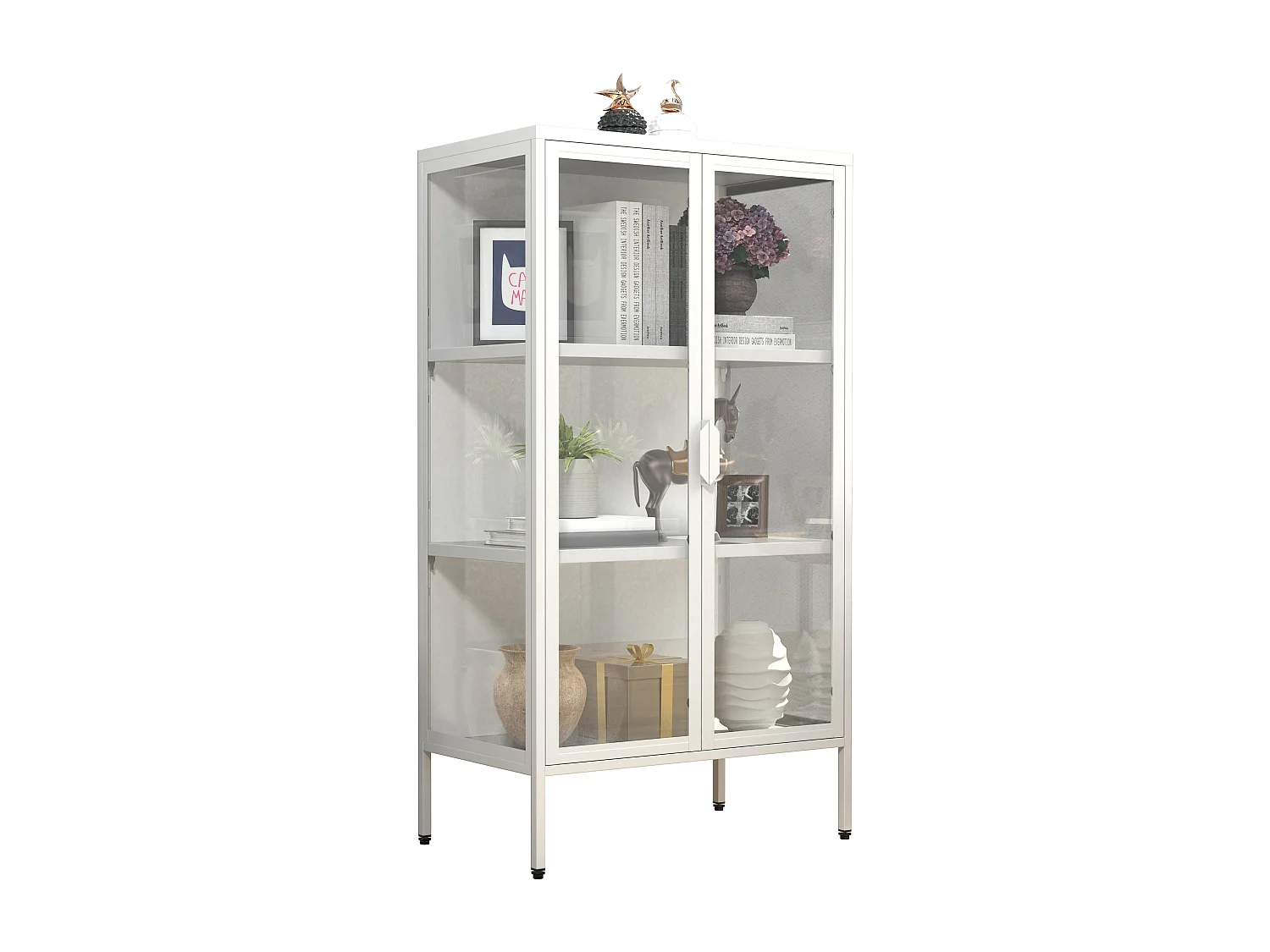 Armário em pé Floka Branco A. 110 x L. 60 x P. 35 cm