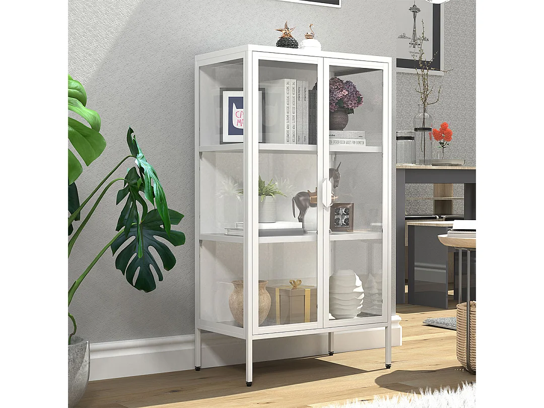 Armário em pé Floka Branco A. 110 x L. 60 x P. 35 cm