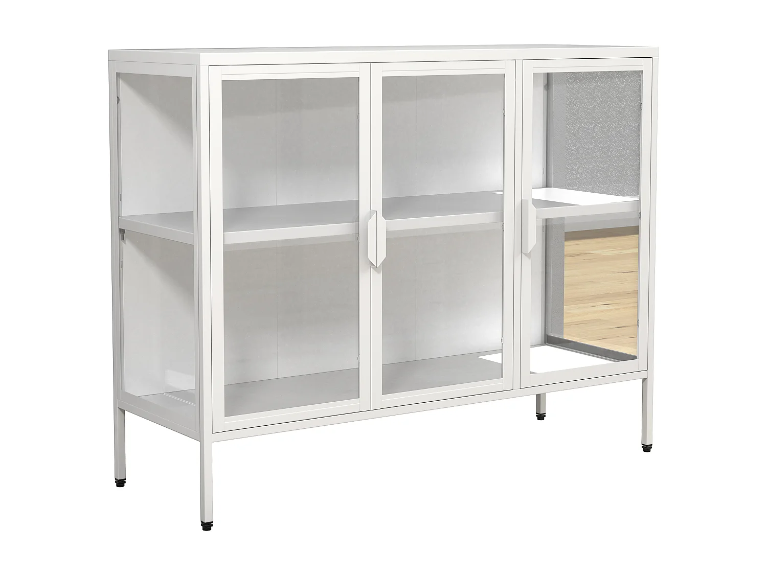 Standing cabinet Floka White H. 80 x W. 110 x D. 35 cm