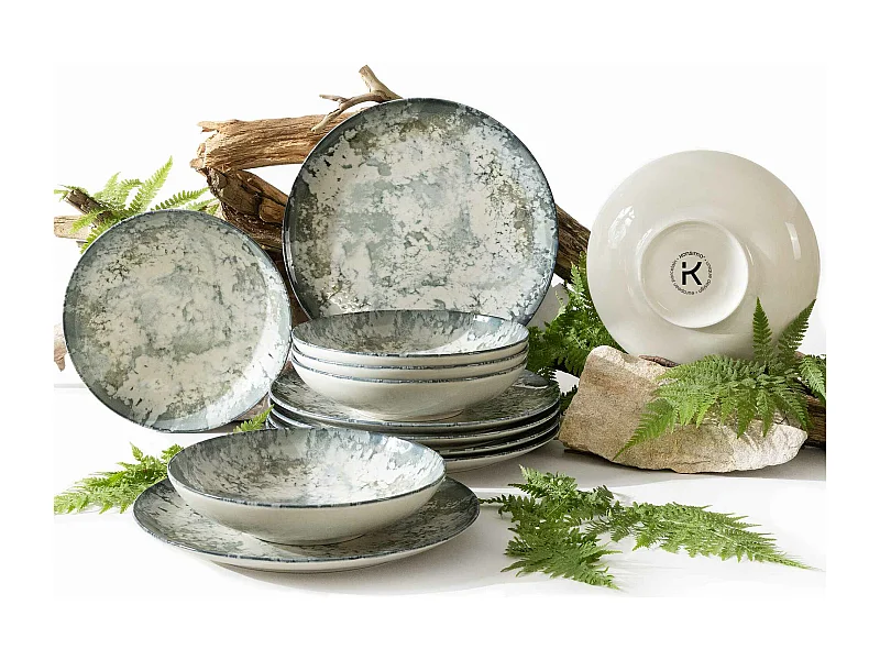 Tafelservice 6 Personen 12-tlg FINGO