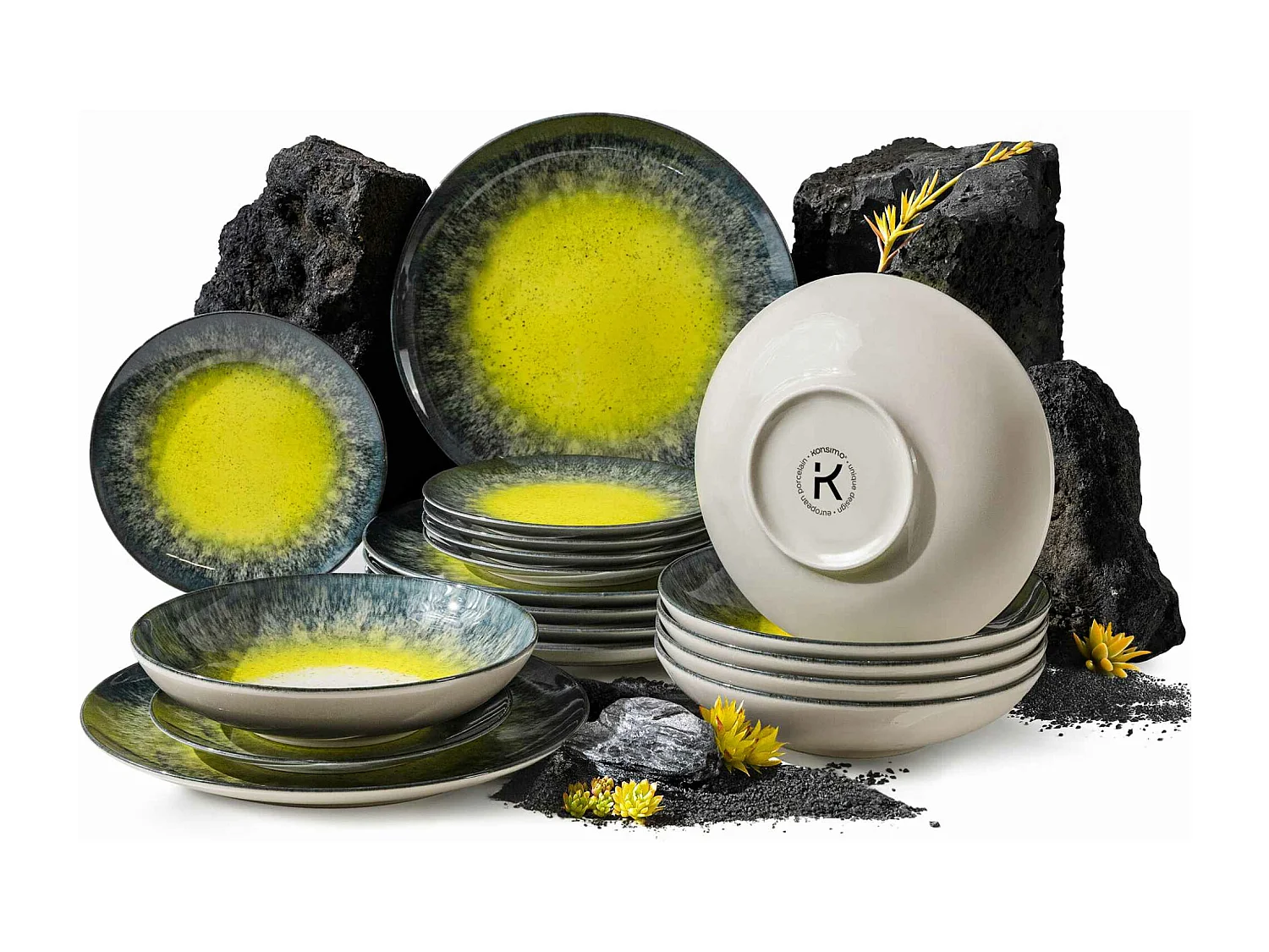 Tafelservice 6 Personen 18-tlg LORENT