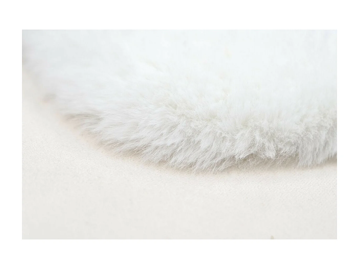 Tapis Déco "Sheep" 60x90cm Blanc