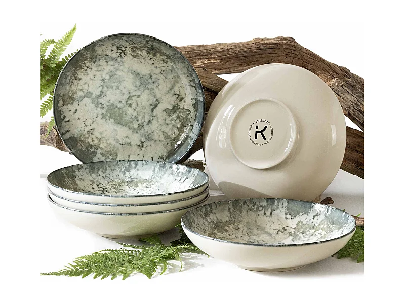 Teller-Set 6-tlg Suppenteller FINGO