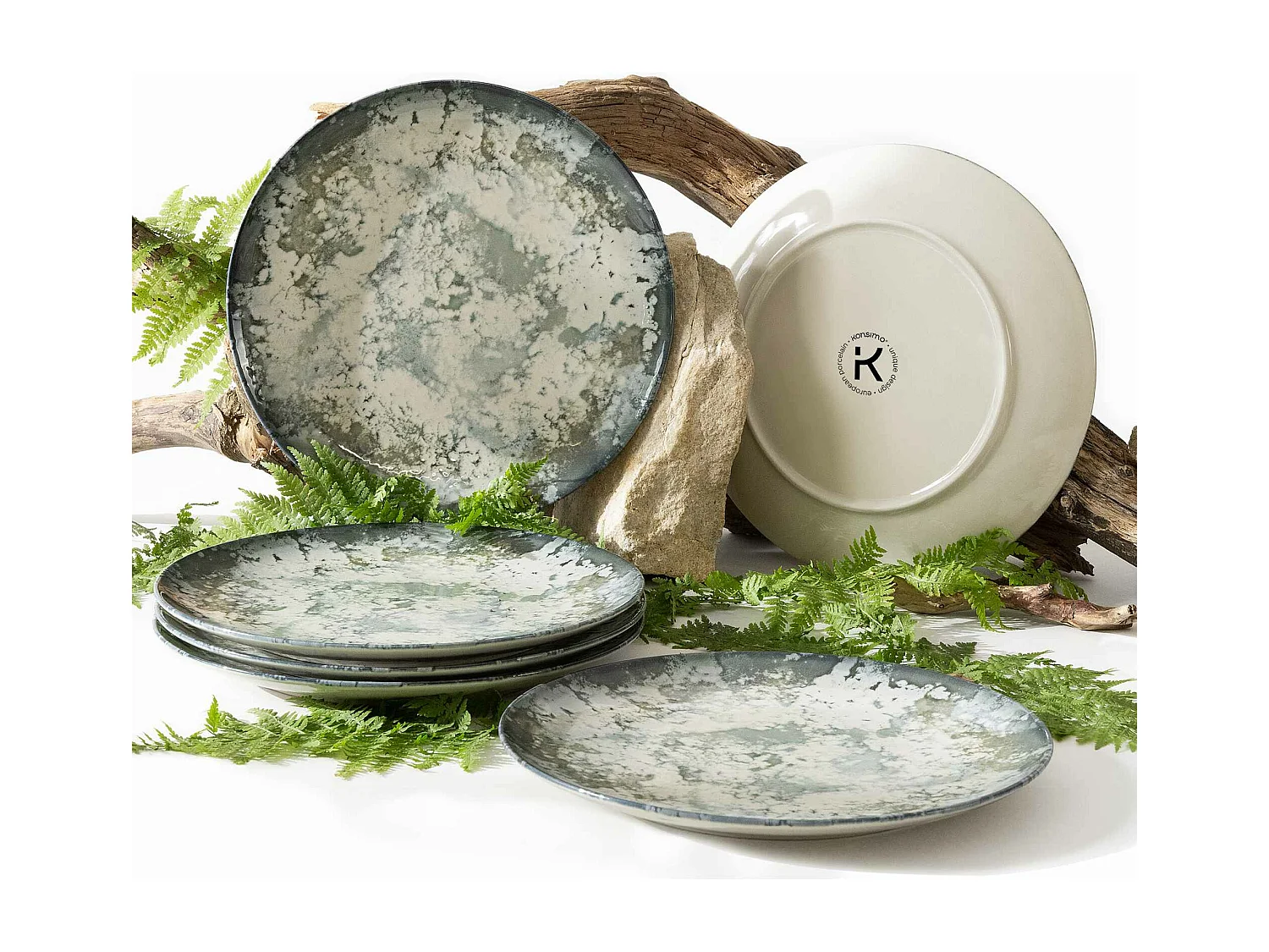 Teller-Set 6-tlg Speiseteller FINGO