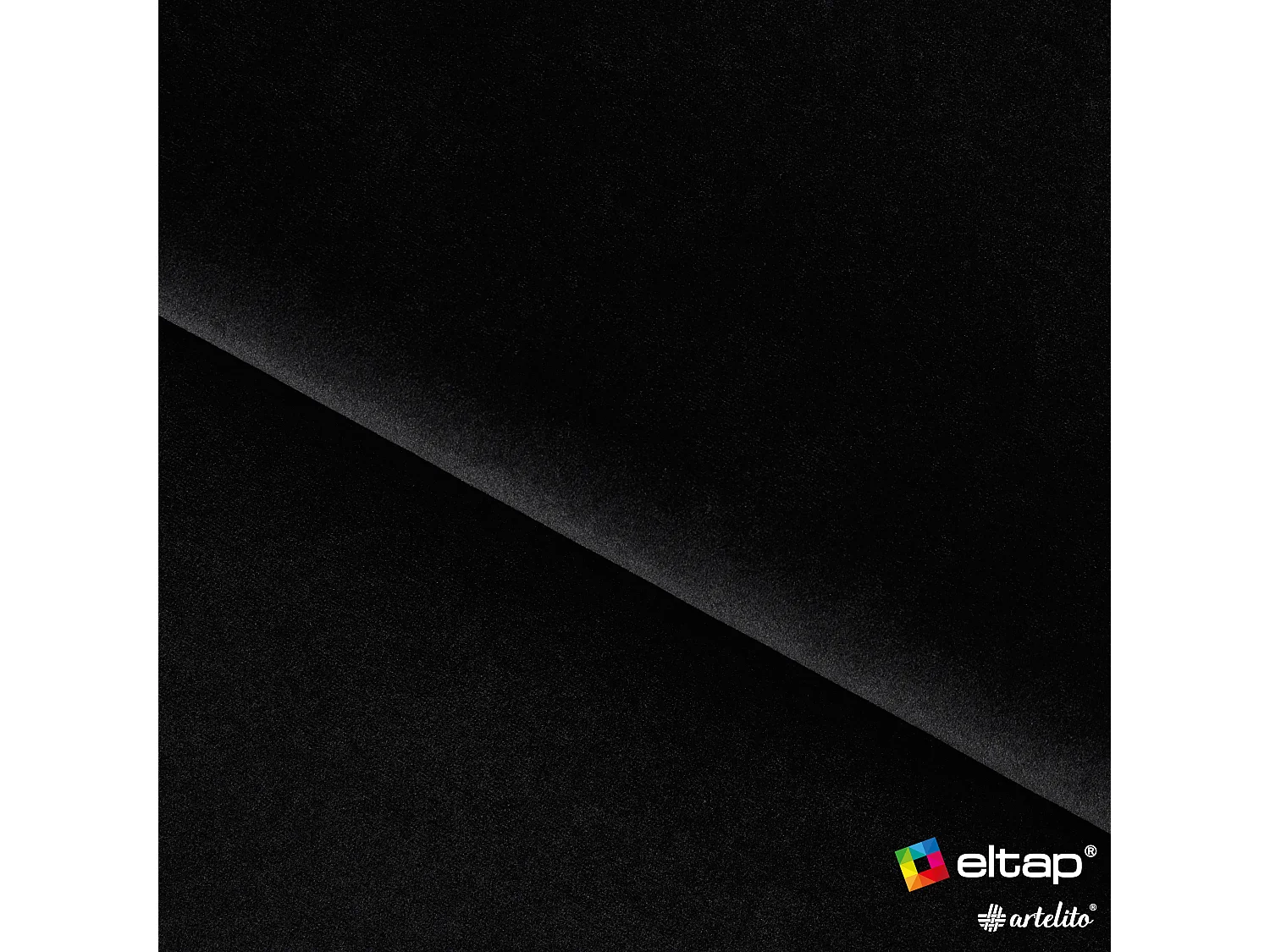 Canapé Corner Futura L/Tissu/Noir