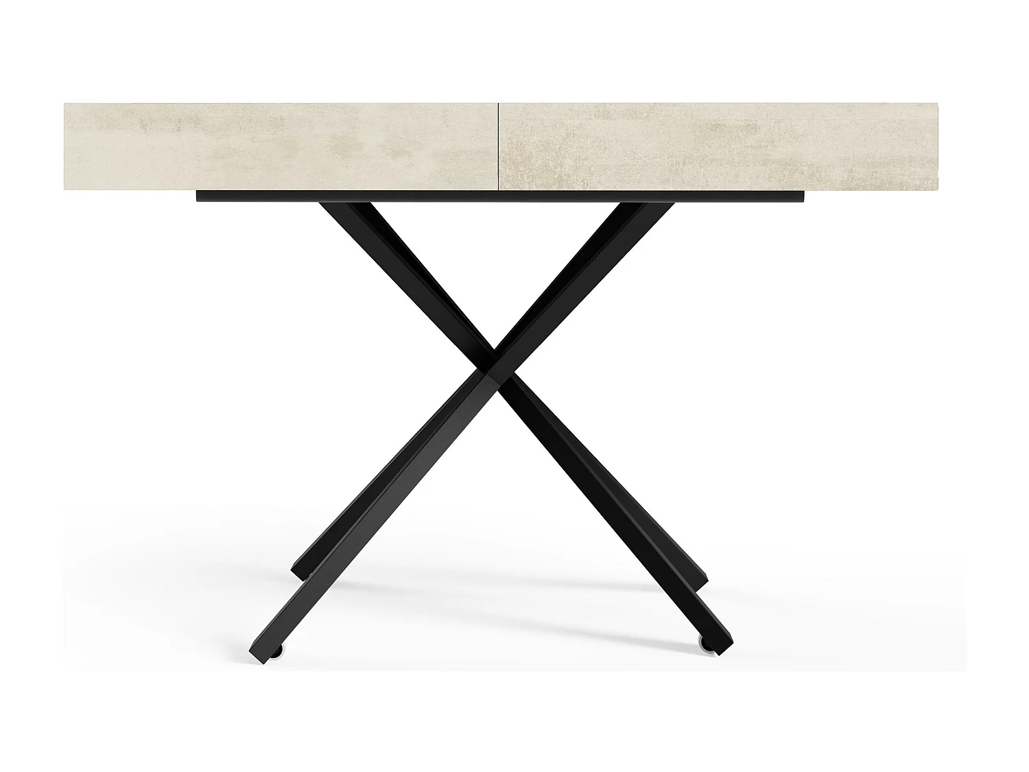 Table Basse SANNA X CT80 80x200x80 Blanc