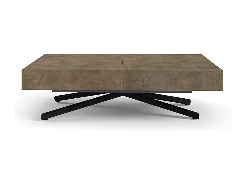 Table Basse SANNA X CT80 80x200x80 Grisfoncé