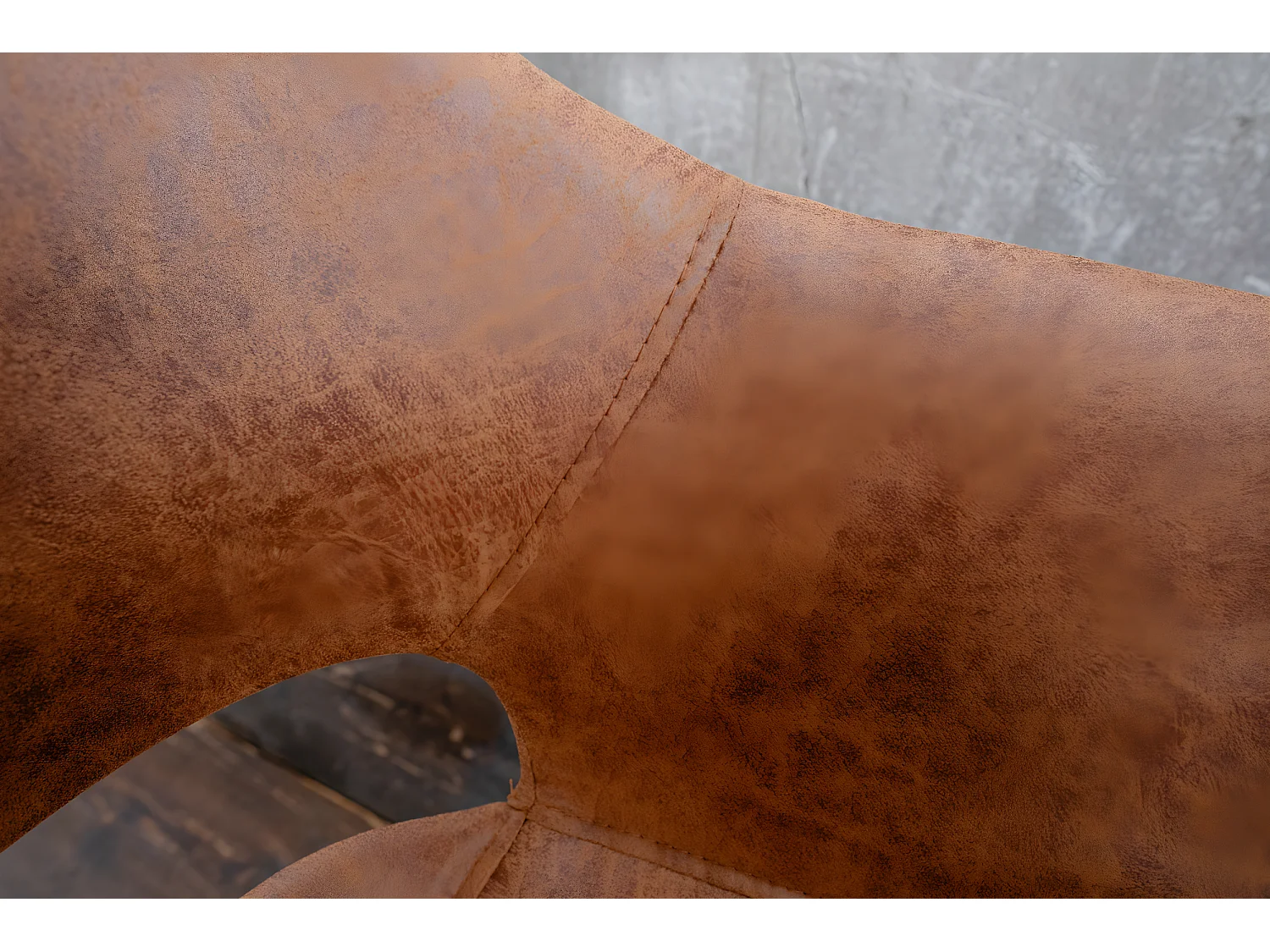 Stuhl - Braun Microfaser - ZAJA