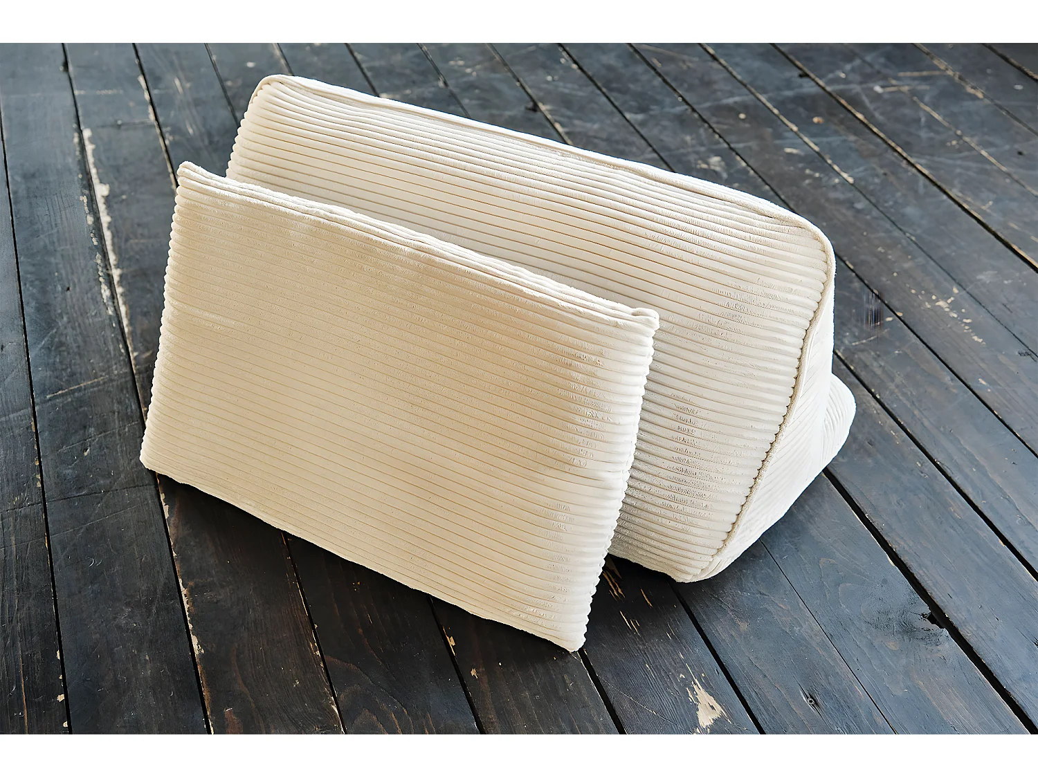 Modulsofa - Cremeweiß Cord - WIOLO SOFT