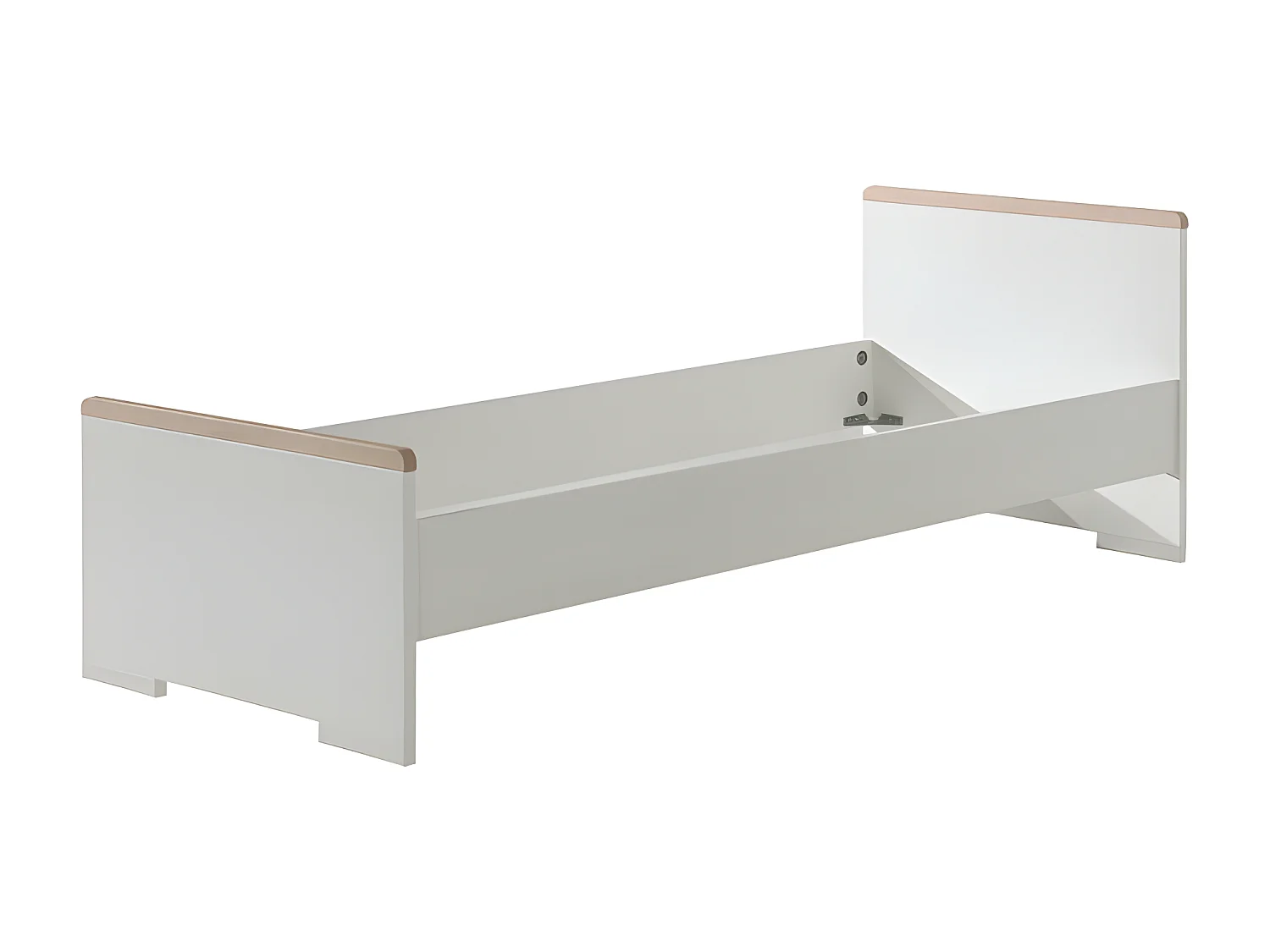 Bed LONDON KSB005 98x205x76 Wit