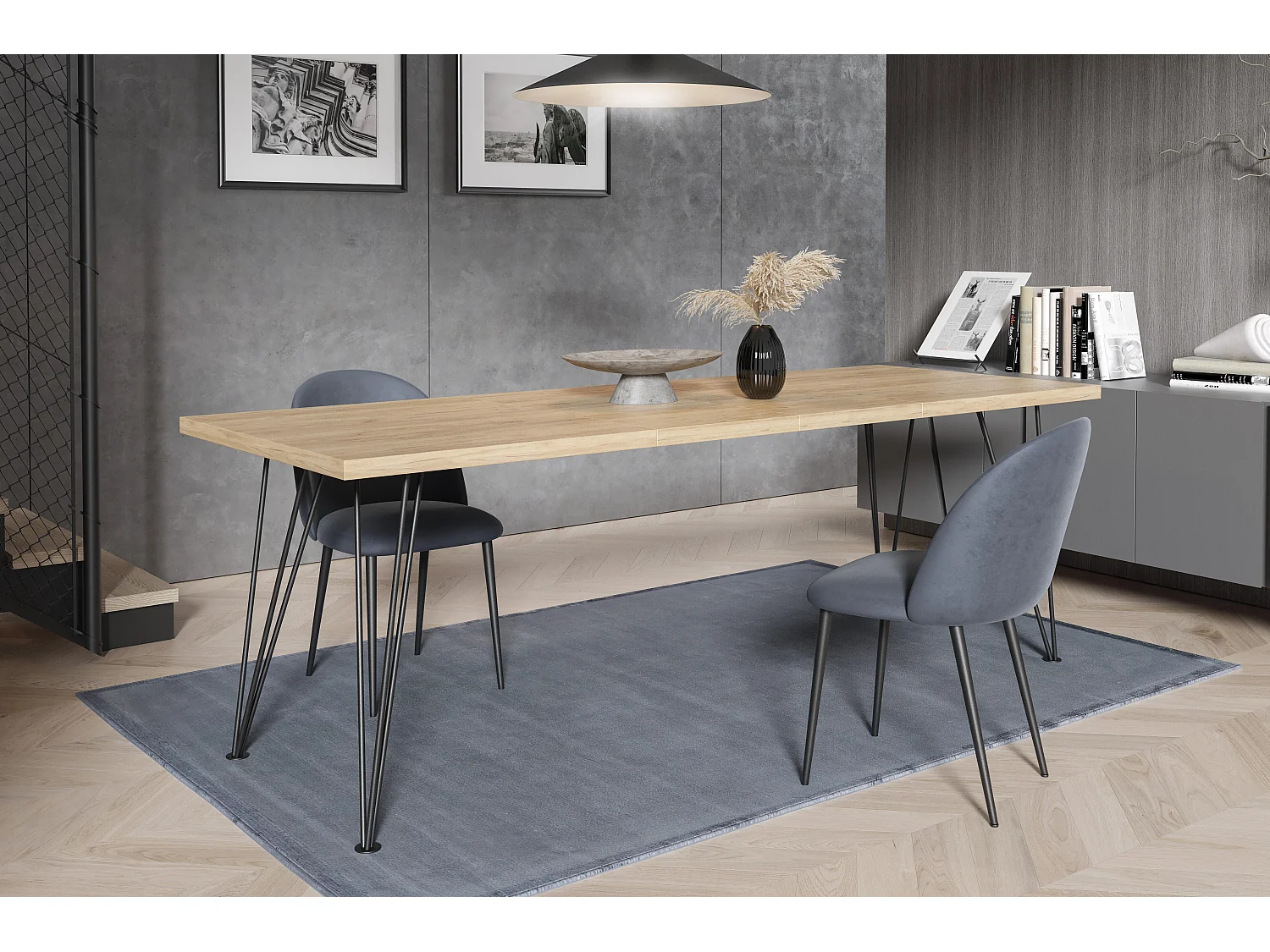 Eetkamertafel ROSE DT80 80x240x76 Beige