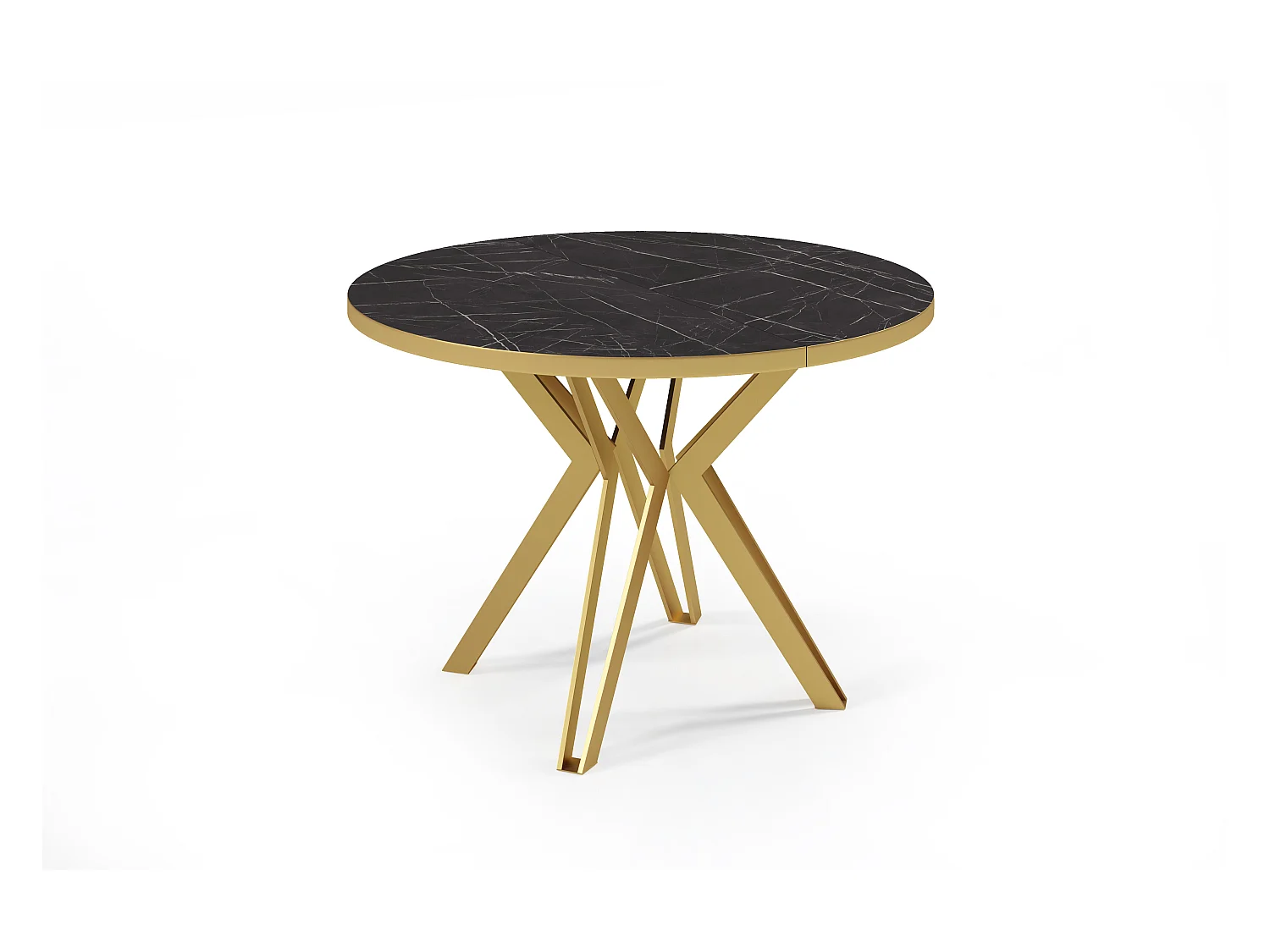 Table À Manger RANDI DT100 100x176x76 Noir