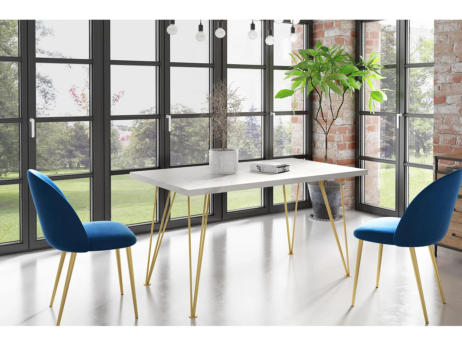 Mesa De Jantar ROSE DT80 80x240x76 Branco