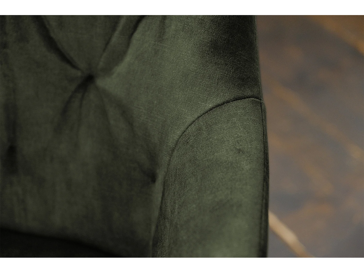 Bürostuhl - Grün Velvet - 61 x 64 cm - KAYA