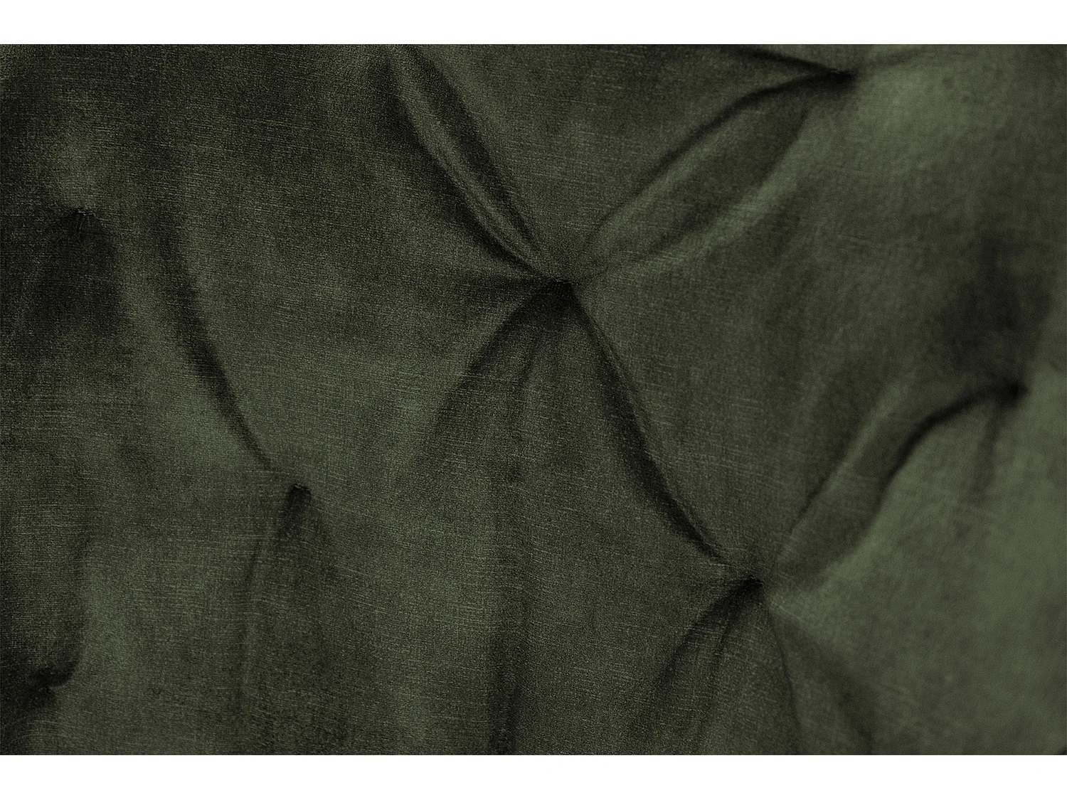 Armlehnenstuhl - Grün Velvet - 61 x 64 cm - KAYA