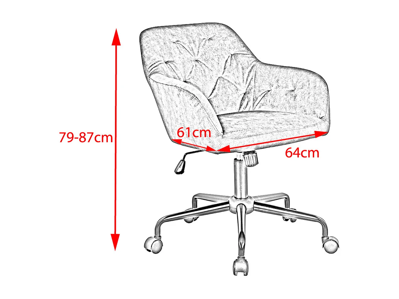 KAYA - Antraciet Fluweel - 61 x 64 cm - KAYA