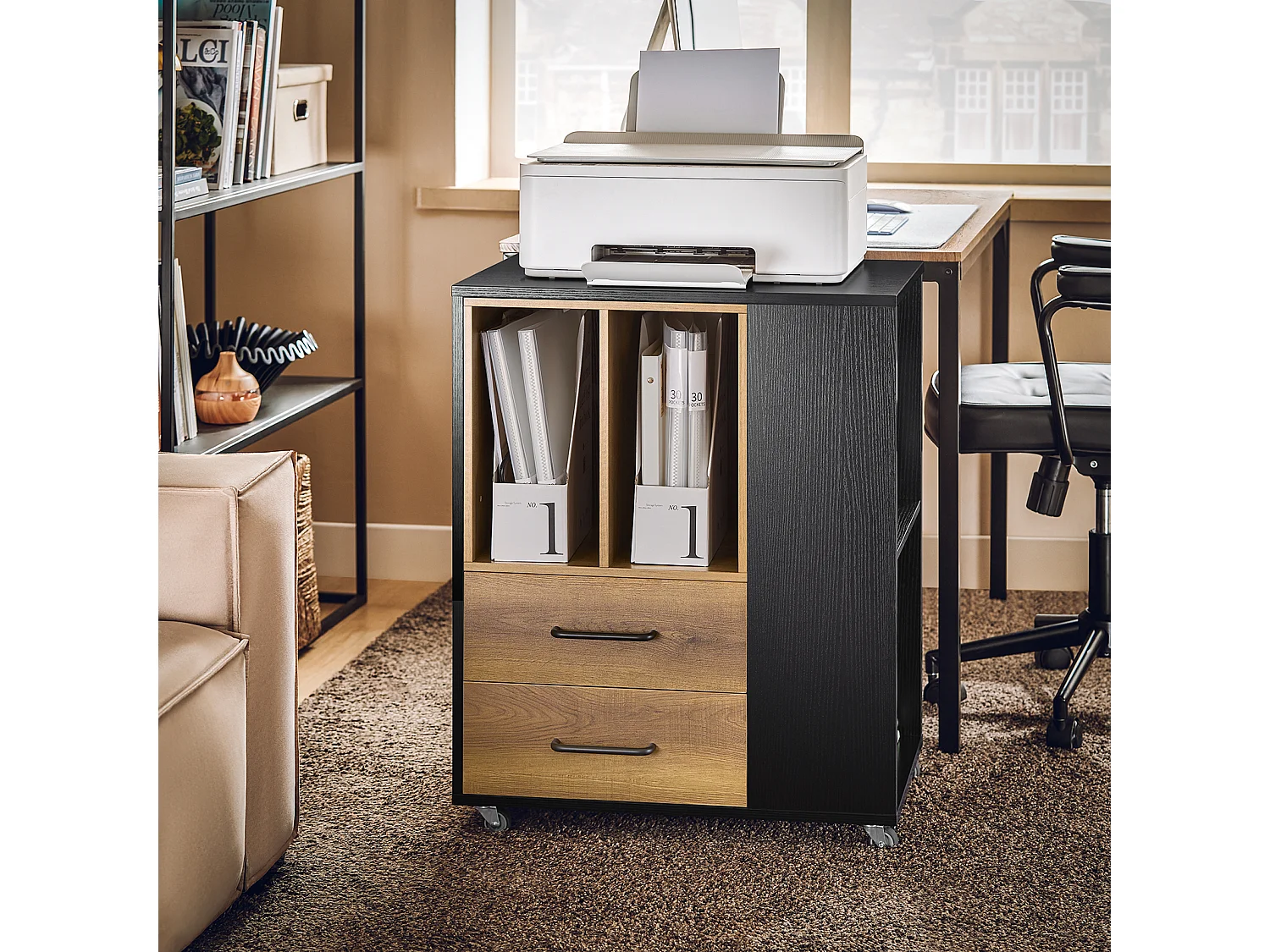 Wózek biurowy, stolik kawowy ASK01-PF