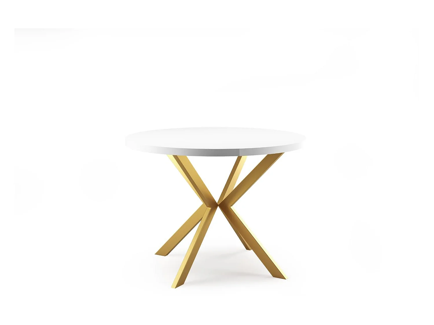 Table À Manger EDDER DT90 90x166x76 Blanc