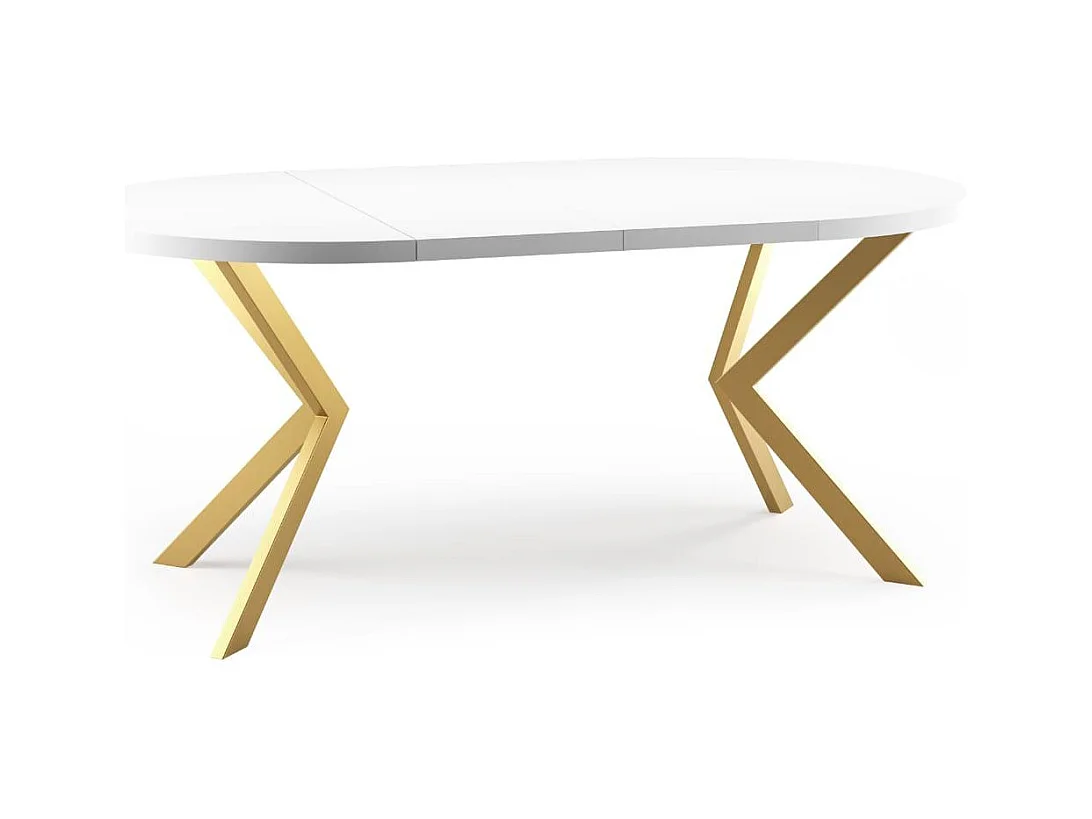 Table À Manger EDDER DT90 90x166x76 Blanc