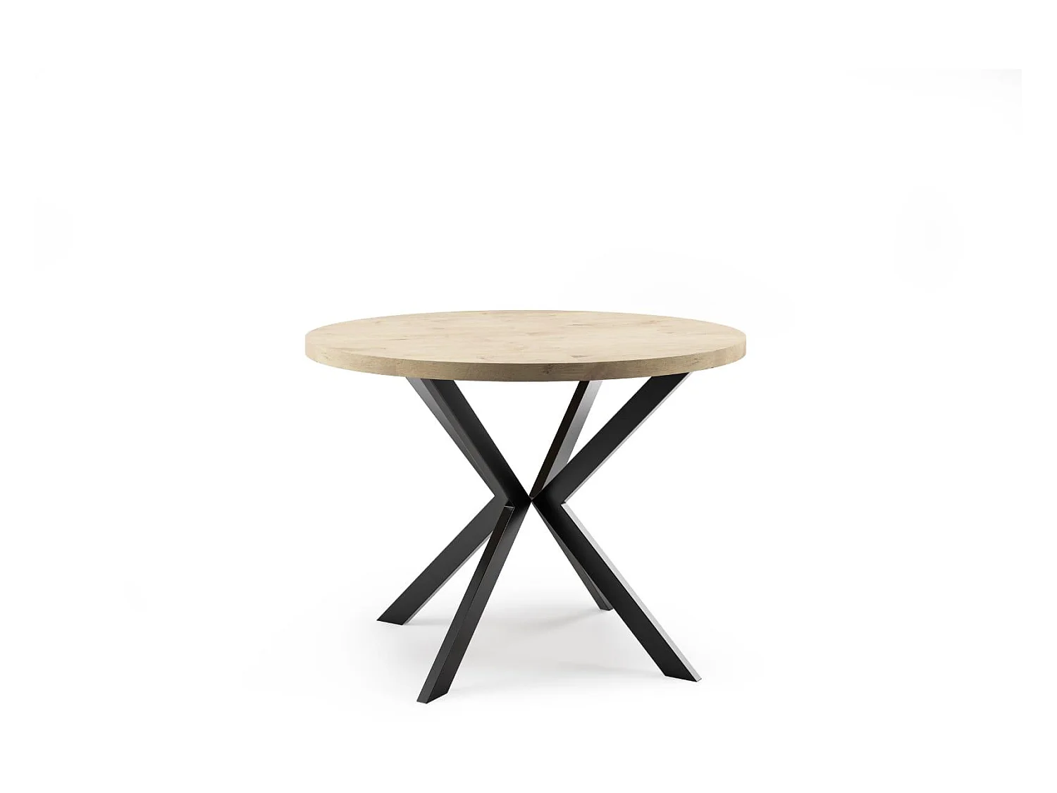 Table À Manger EDDER DT90 90x166x76 Clair naturel