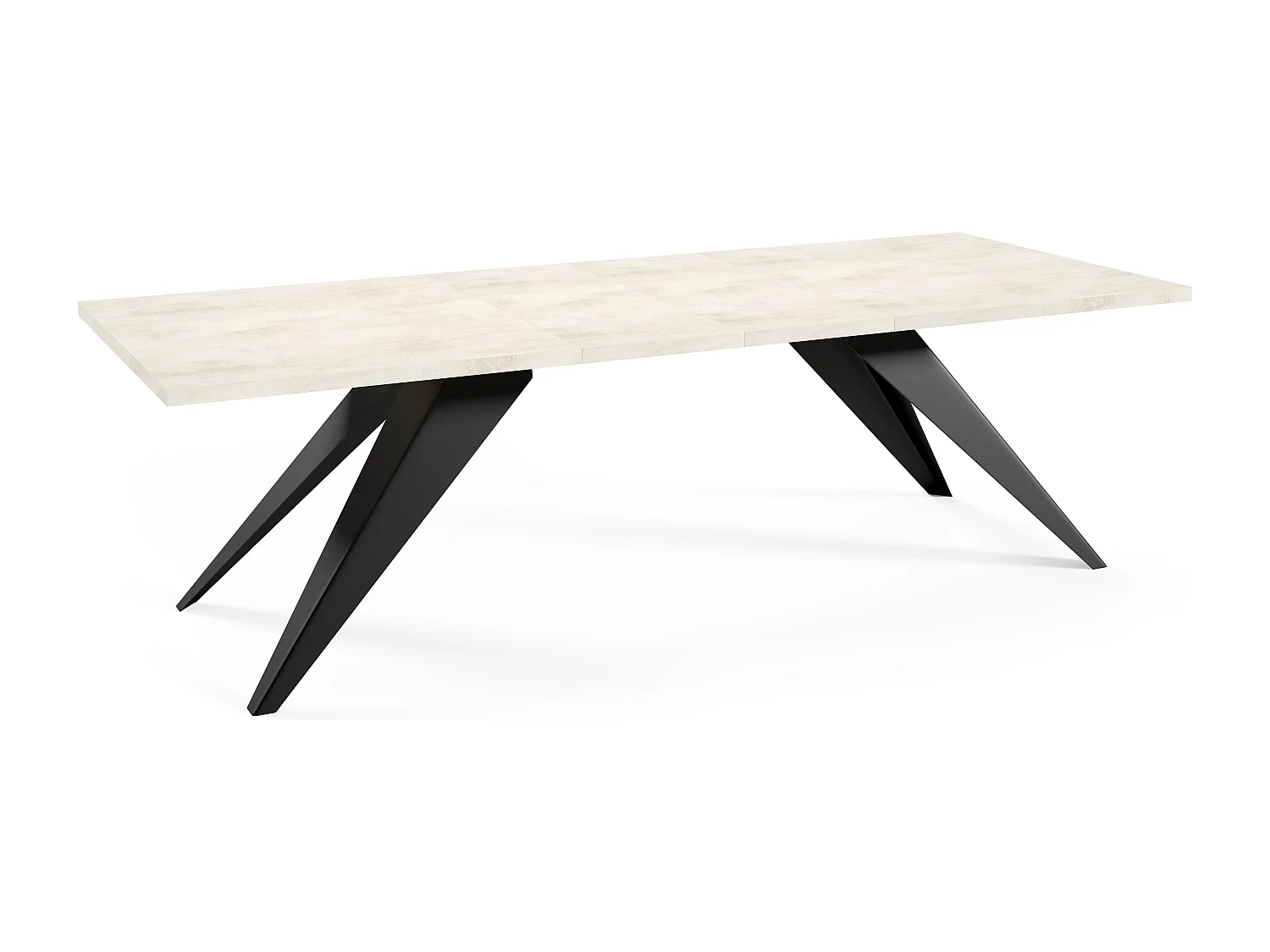 Table À Manger VENTO DT80 80x240x76 Blanc