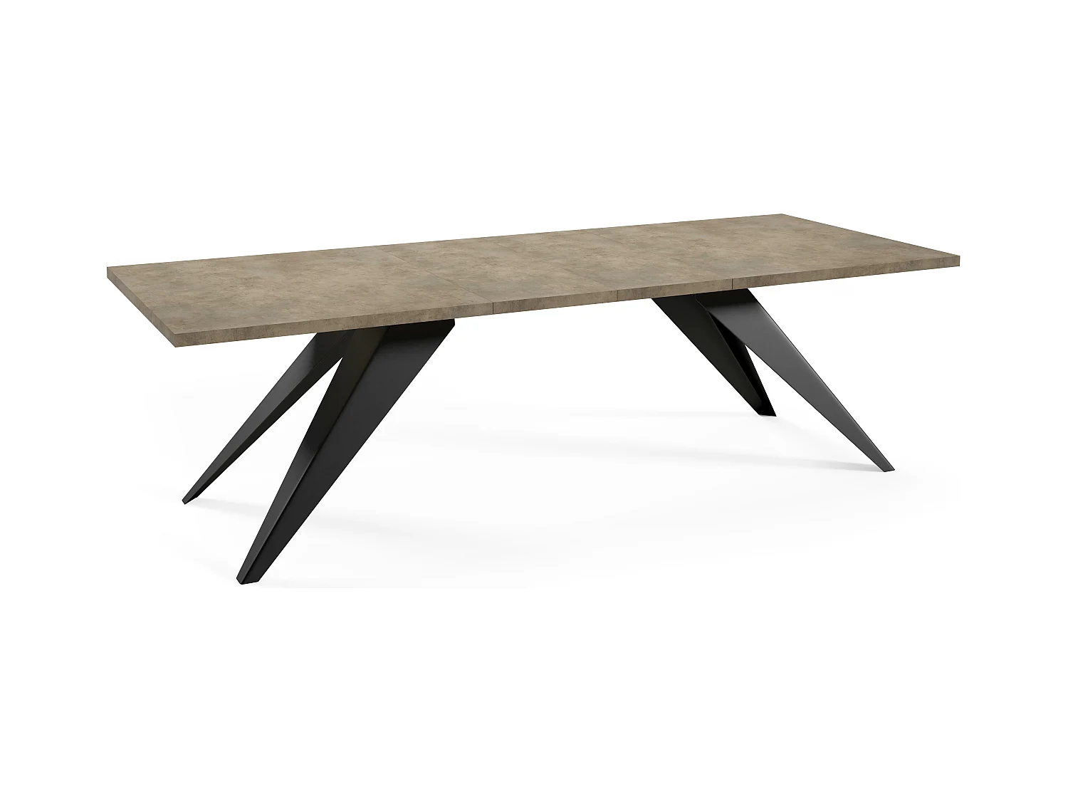 Table À Manger VENTO DT80 80x240x76 Gris