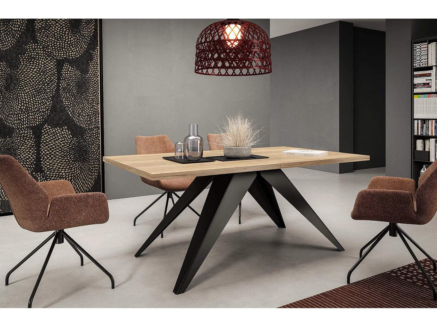 Mesa De Comedor VENTO DT80 80x240x76 Beige