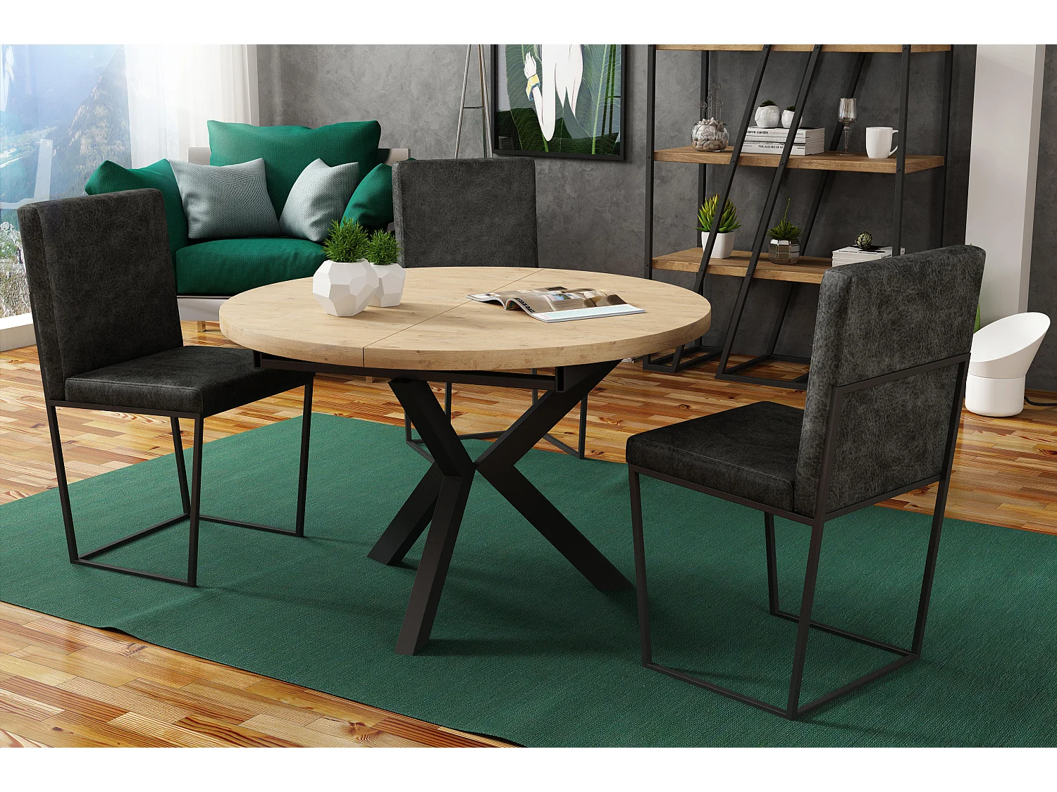 Tavolo Da Pranzo AGNES DT100 100x138x76 Beige