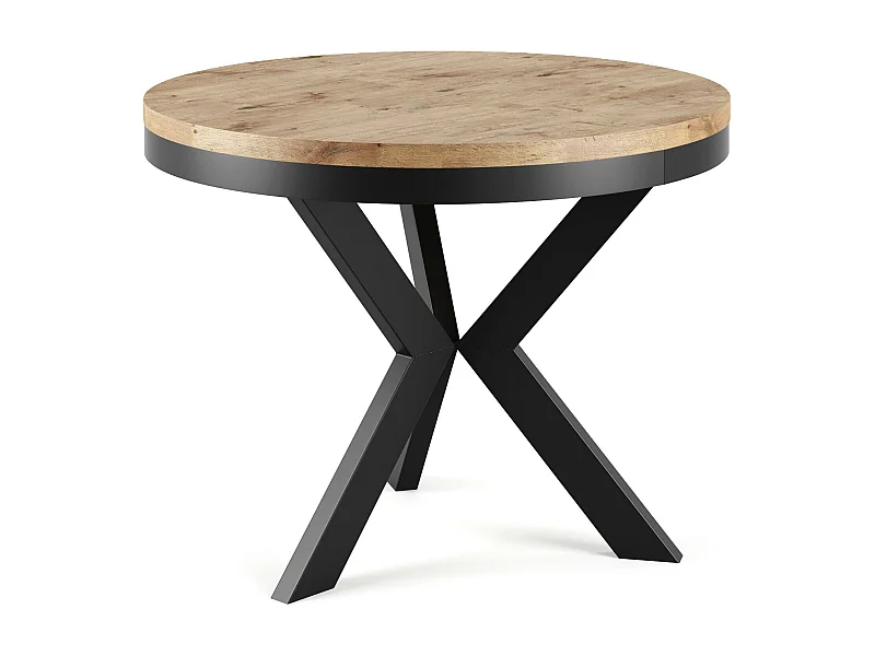 Table À Manger ELVE DT100 100x138x76 Naturel