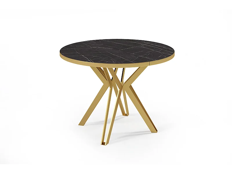 Table À Manger RANDI DT120 120x196x76 Noir