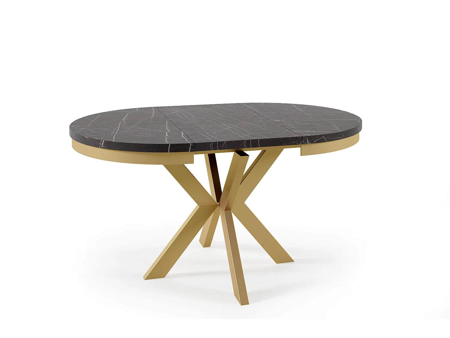 Table À Manger EDDER DT90 90x166x76 Noir