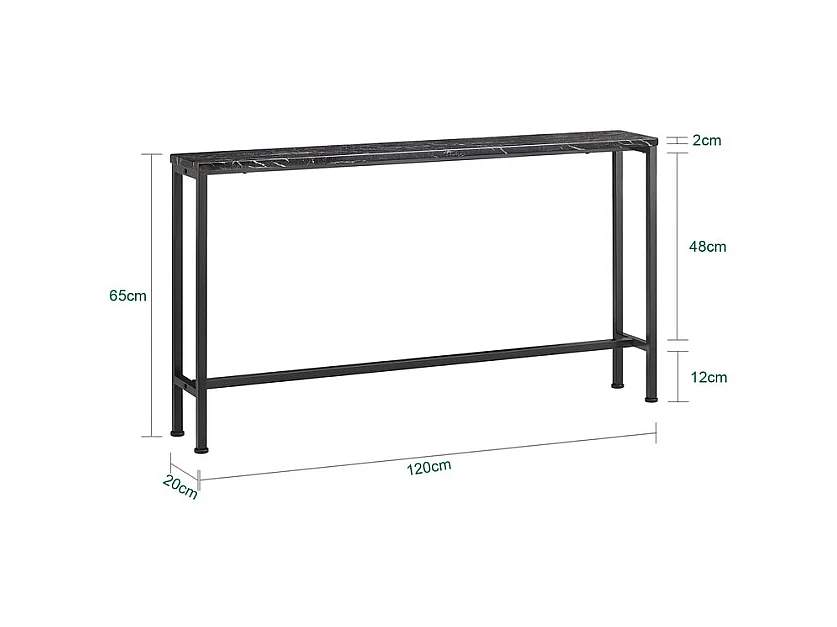 Stół konsolowy do salonu FSB19-SCH