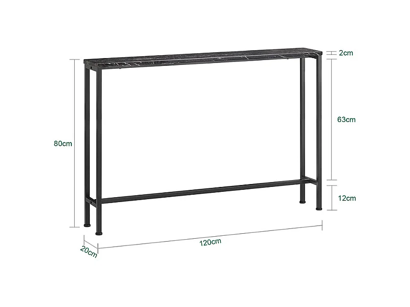 Stół konsolowy do salonu FSB19-XL-SCH