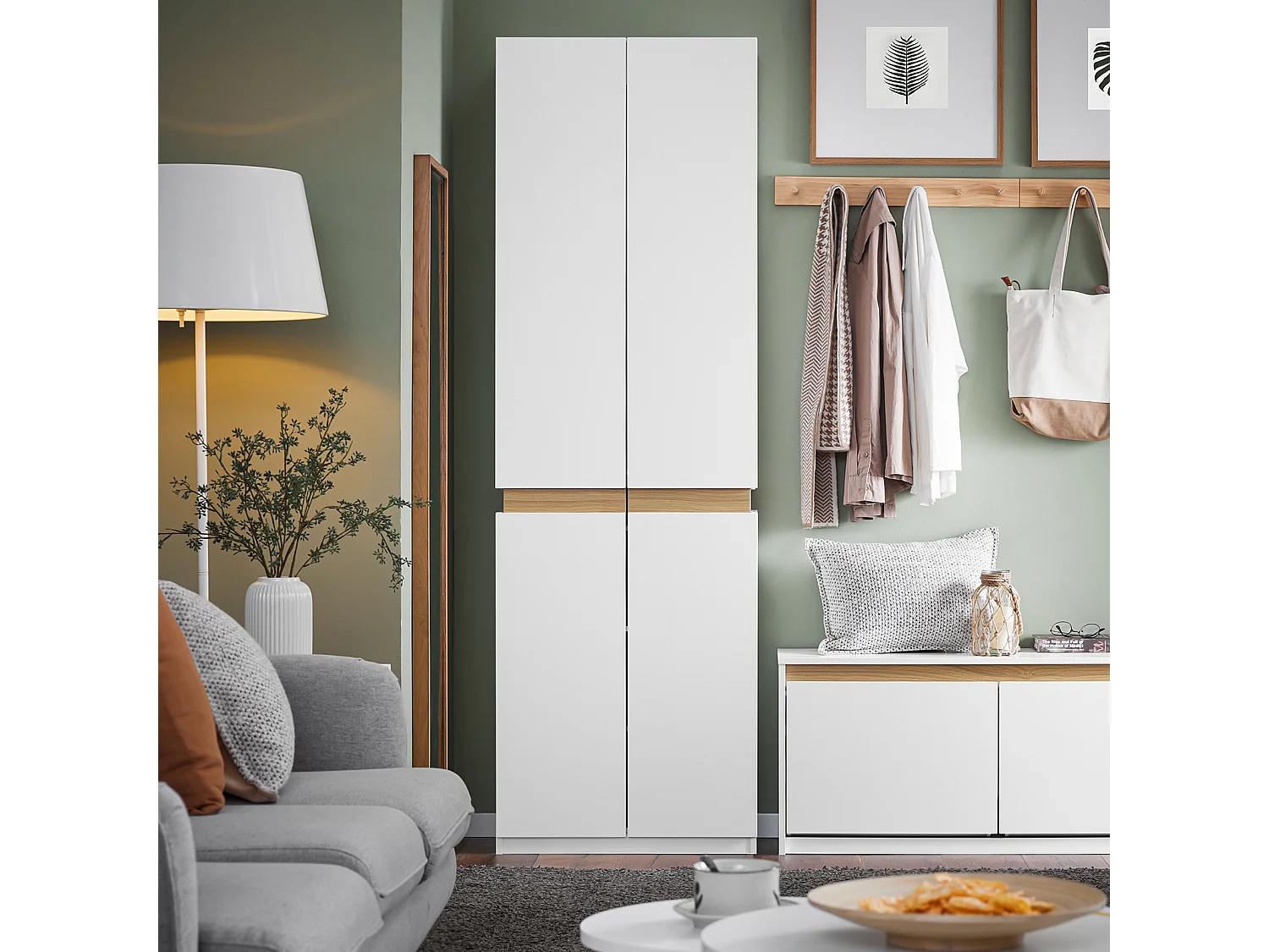 SoBuy Kleiderschrank KSB01-W