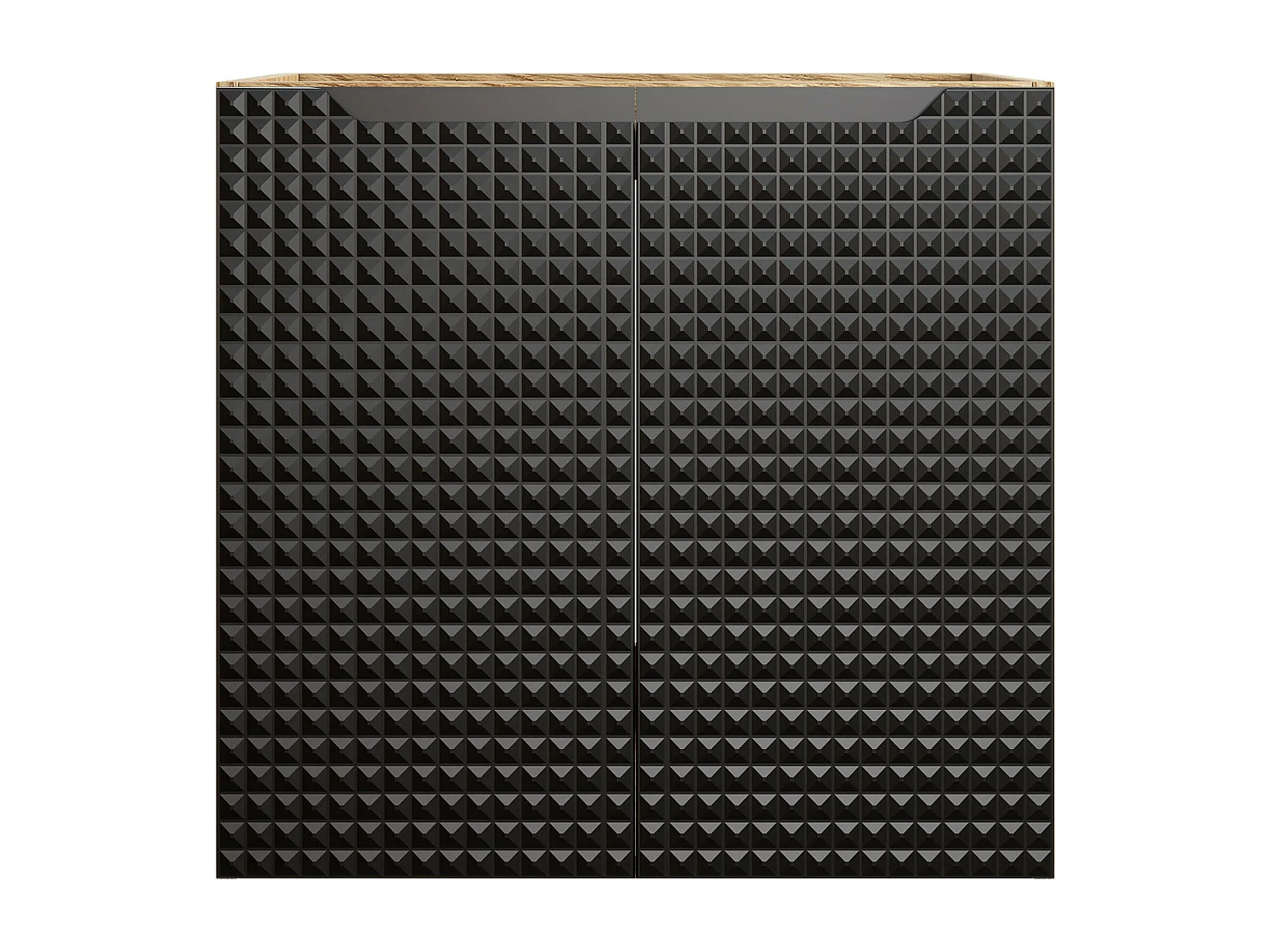 Kast Onder Wastafels LUXOR CUW60 2D 60x46x57 Zwart