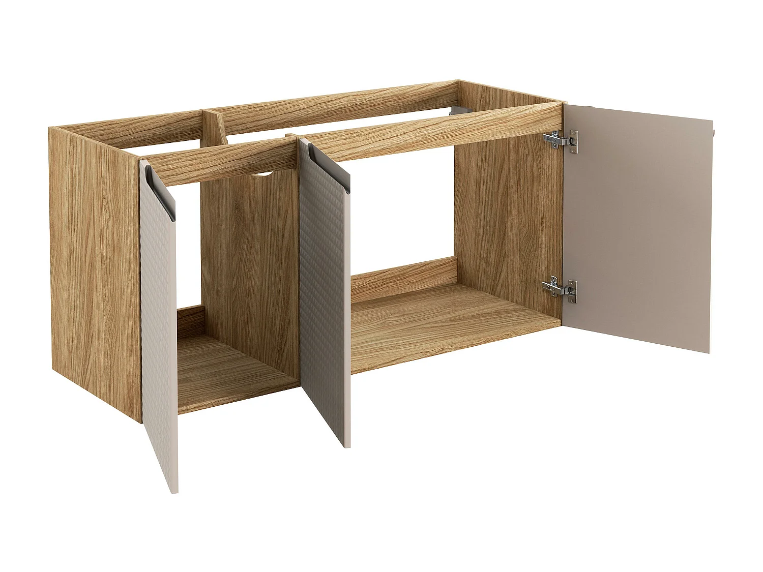 Kast Onder Wastafels LUXOR CUW120 3D 120x46x57 Beige