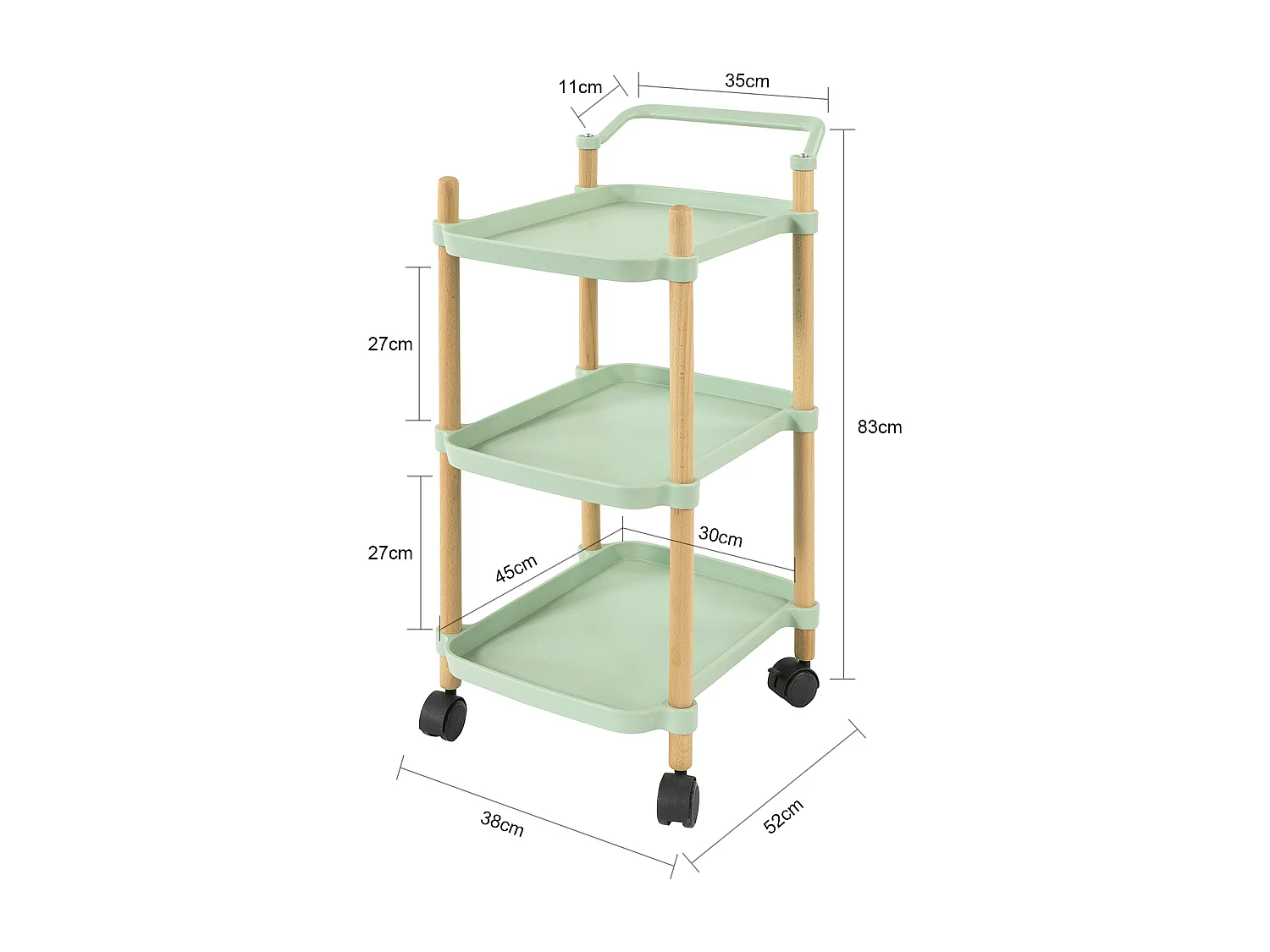SoBuy, desserts, dessert, roulettes de cuisine, SVW06-GR