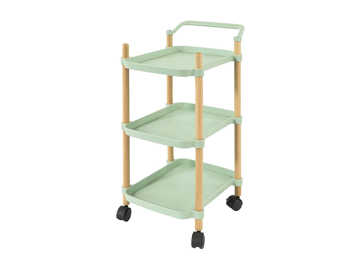 SoBuy Set 4 Sedie da Pranzo e Cucina in Metallo e Legno Stile Vintage,FST72-Nx4,IT