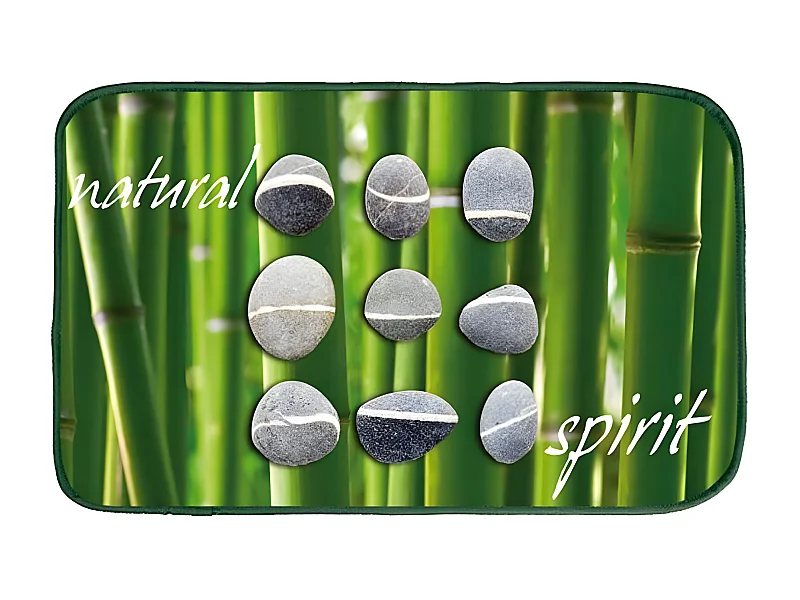 Tapis Velours "Natural" 45x75cm Vert