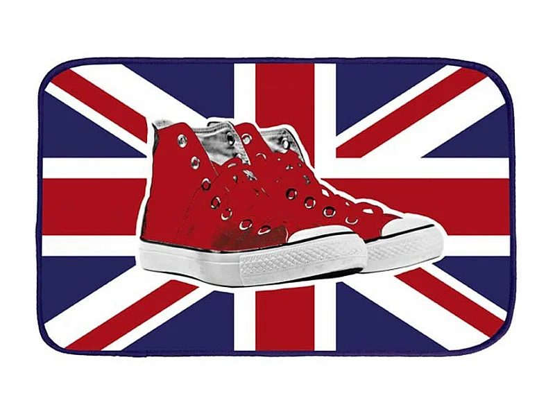 Tapis Velours "Shoes" 45x75cm Rouge