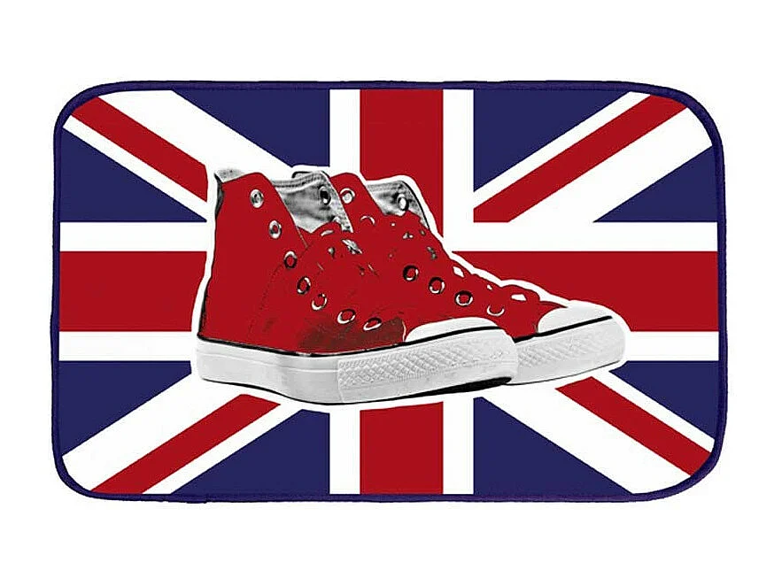 Tapis Velours "Shoes" 45x75cm Rouge