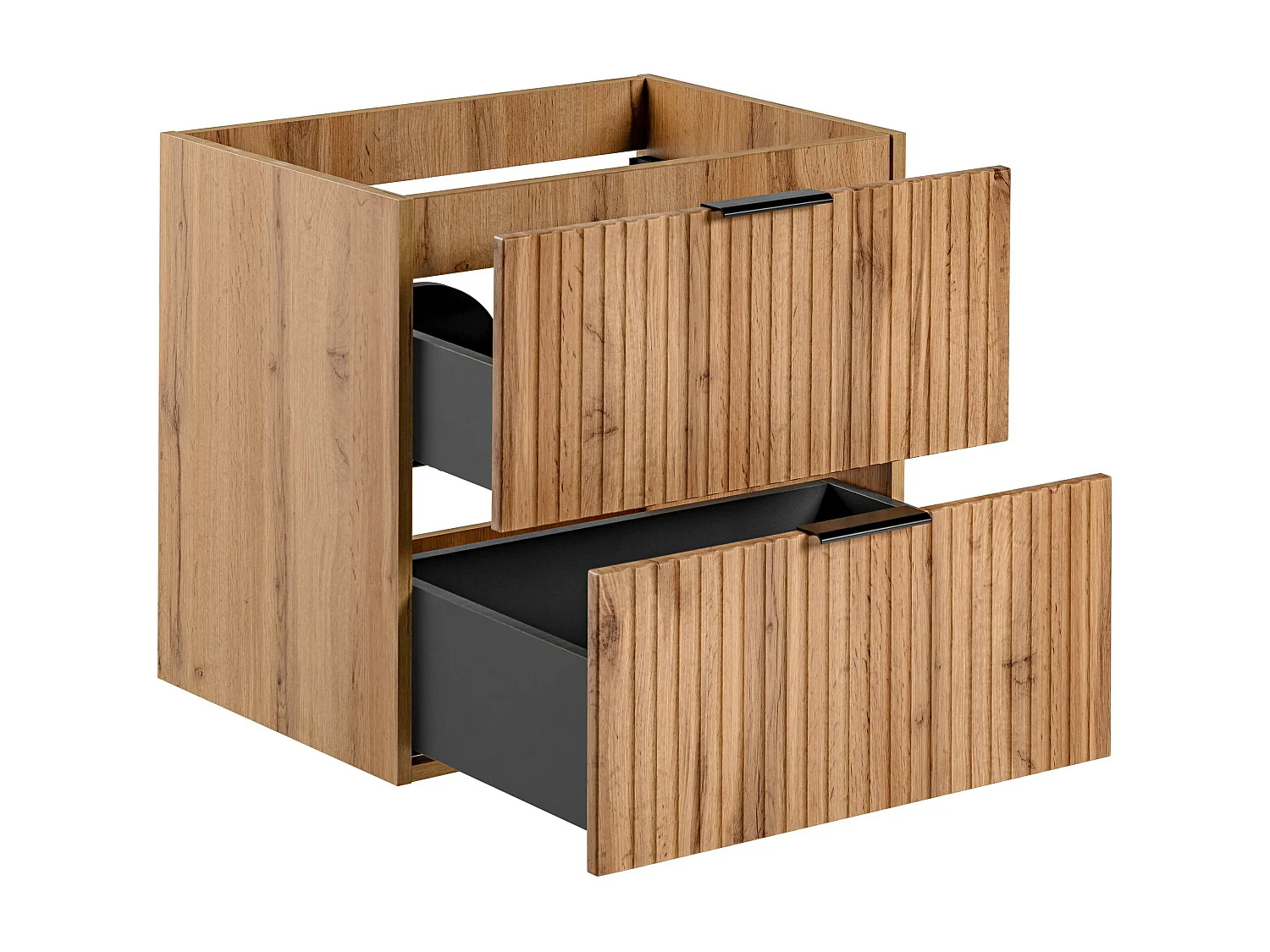 Armoire Sous Lavabos ADEL CUW60 2D 60x46x57 Clair naturel