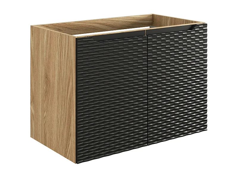Schrank Unter Waschbecken OCEAN CUW80 2D 80x46x57 Schwarz