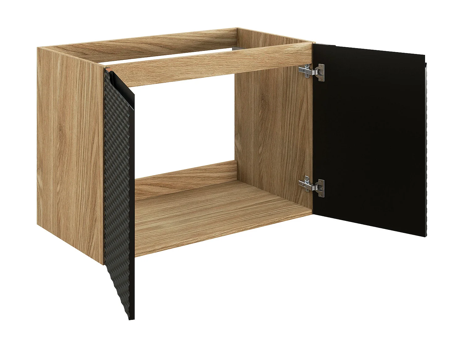 Armoire Sous Lavabos OCEAN CUW80 2D 80x46x57 Noir