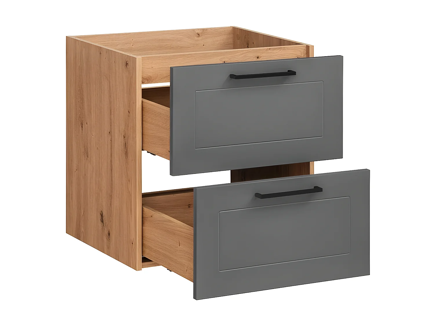 Armario Bajo Lavabos MADERA CUW60 2D 60x46x61 Beige