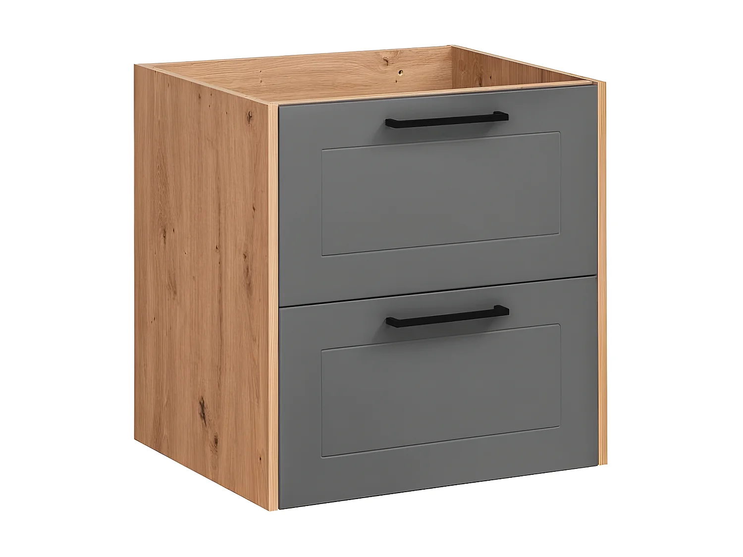 Armoire Sous Lavabos MADERA CUW60 2D 60x46x61 Clair naturel