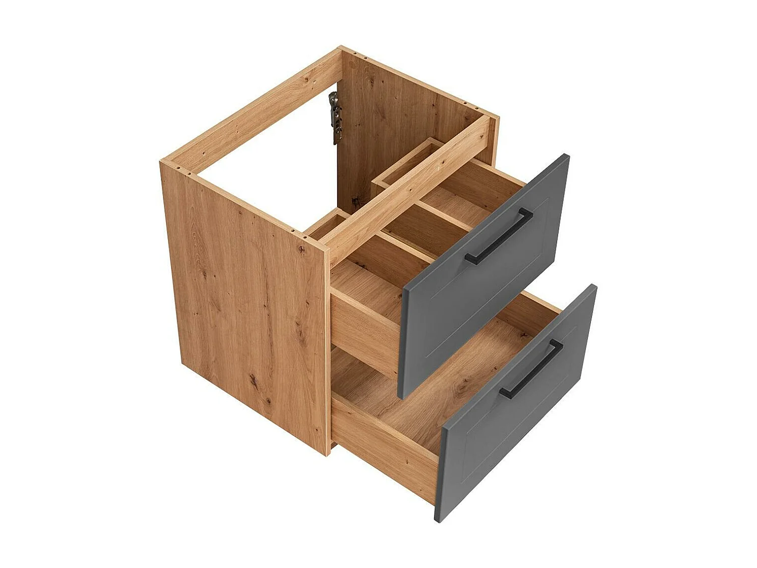 Armoire Sous Lavabos MADERA CUW60 2D 60x46x61 Clair naturel