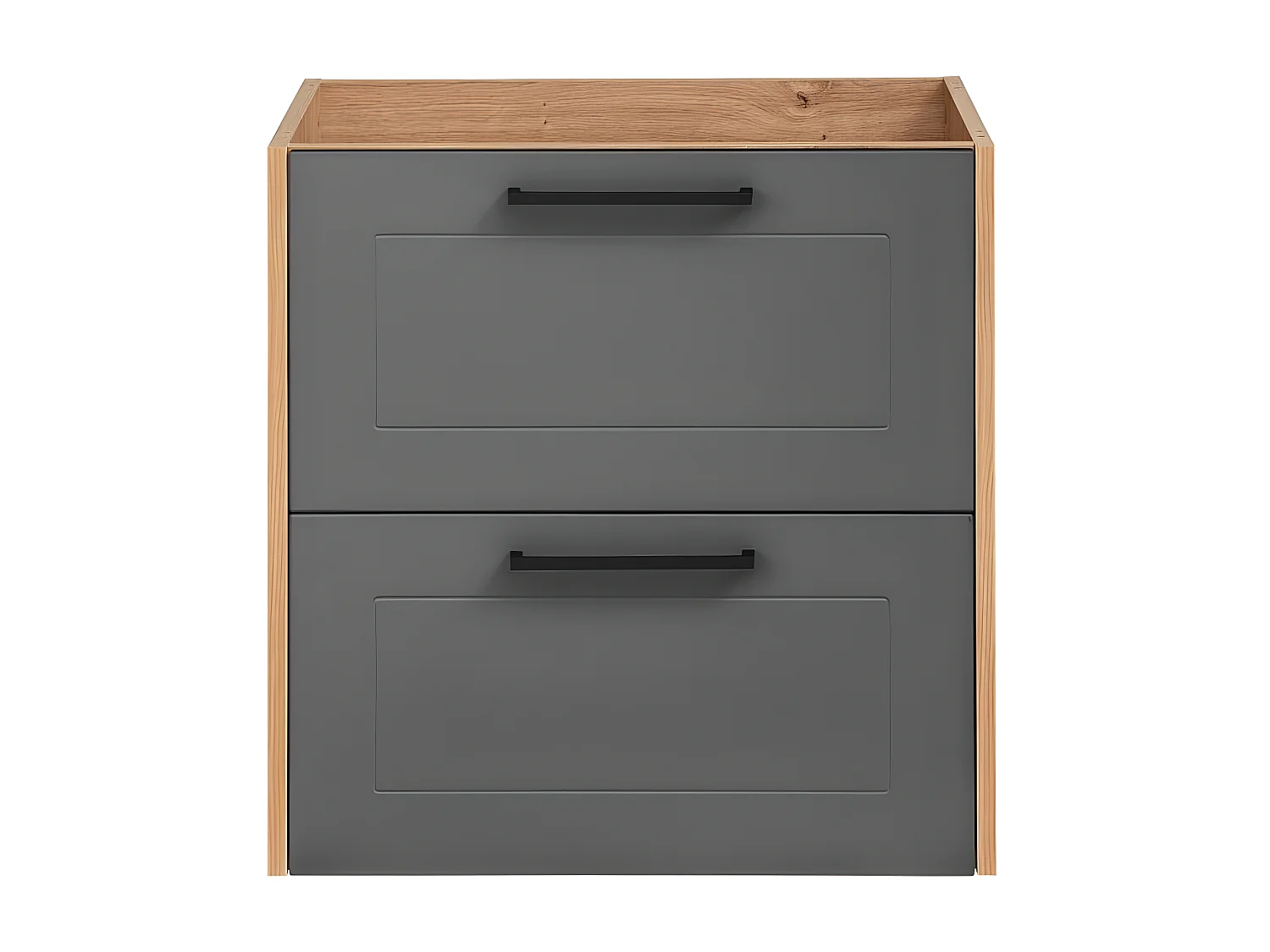 Armoire Sous Lavabos MADERA CUW60 2D 60x46x61 Clair naturel