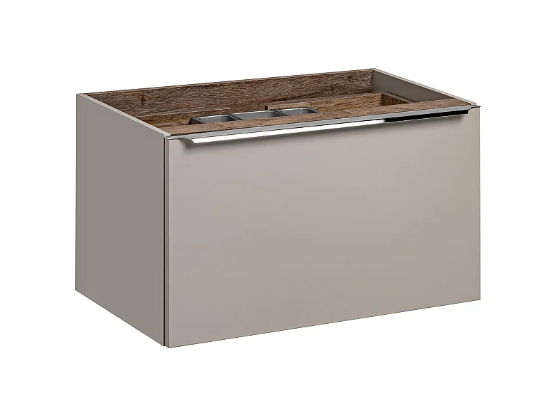 Armario Bajo Lavabos SANTA FE CUW80 2D 80x46x46 Gris