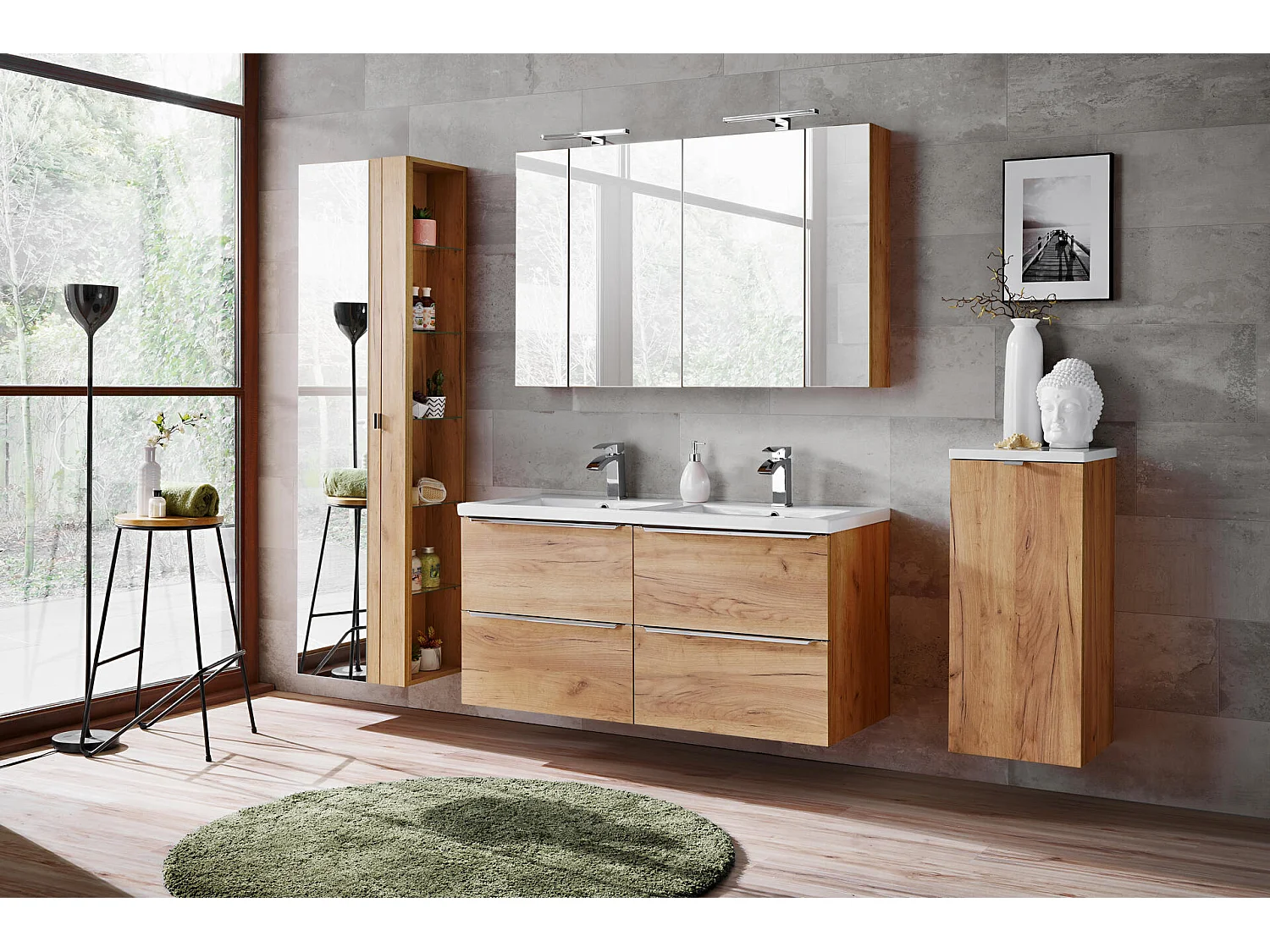 Mobile Sotto Lavabo ARUBA CUW60 2D 60x46x53 Beige
